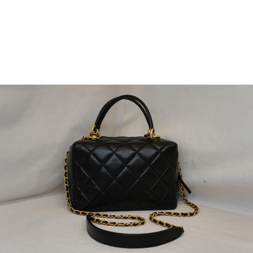 CHANEL シャネル/マトラッセラムスキンミニボーリング/AS4202/VAA*****/シャネル/SAランク/92【中古】 br>CHANEL シャネル/マトラッセラムスキンミニボーリング/AS4202/VAA