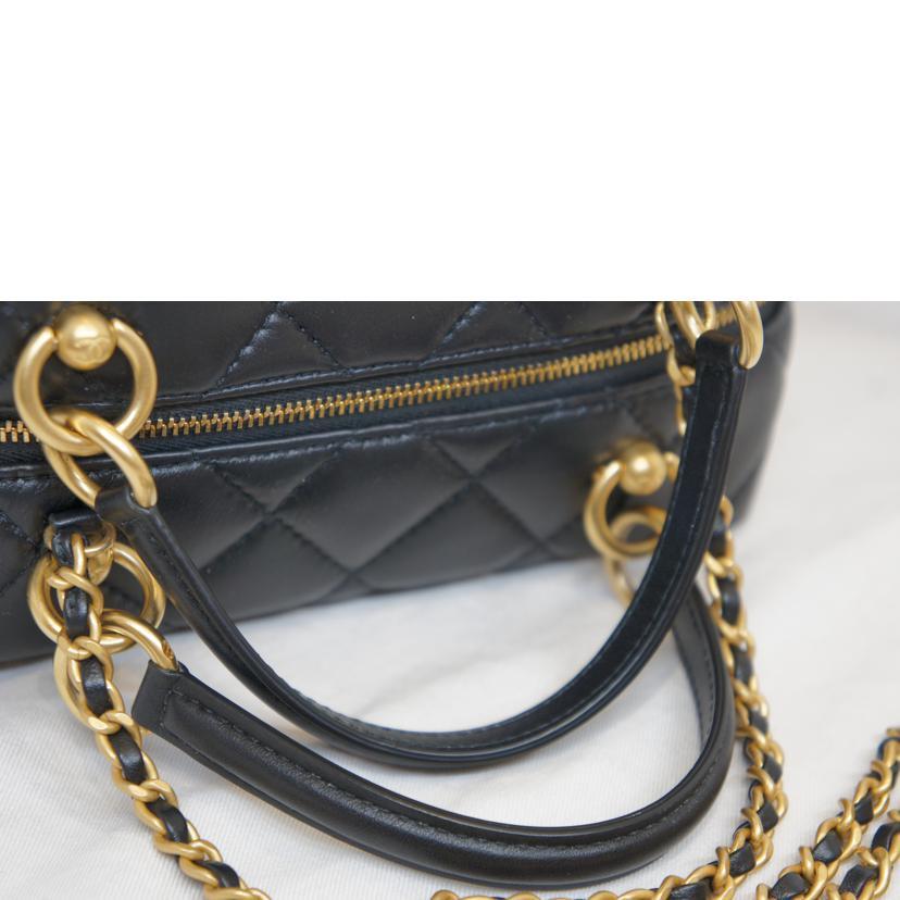 CHANEL シャネル/マトラッセラムスキンミニボーリング/AS4202/VAA*****/シャネル/SAランク/92【中古】 br>CHANEL シャネル/マトラッセラムスキンミニボーリング/AS4202/VAA