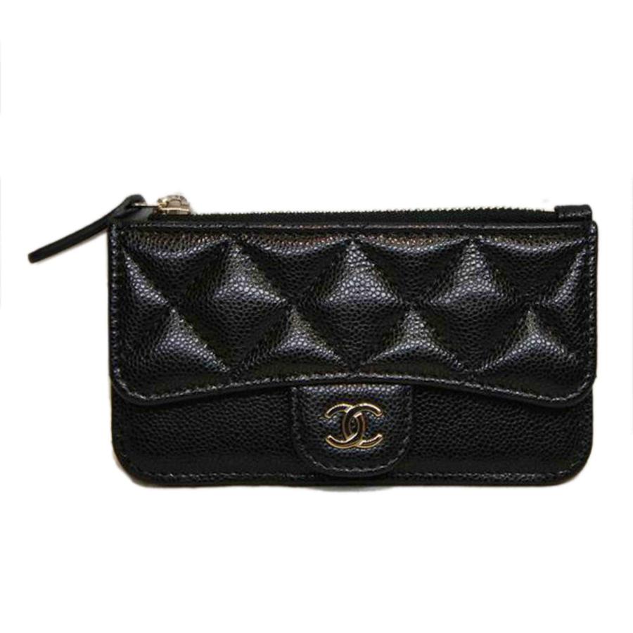 CHANEL シャネル/キャビアスキンクラシックフラグメントケース/ブラック/AP2570/H3P*****/SAランク/92【中古】 CHANEL（シャネル） シャネル/キャビアスキンクラシックフラグメント