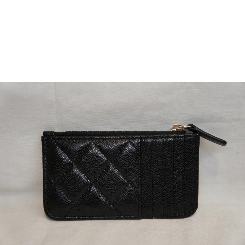 CHANEL シャネル/キャビアスキンクラシックフラグメントケース/ブラック/AP2570/H3P*****/SAランク/92【中古】 CHANEL（シャネル） シャネル/キャビアスキンクラシックフラグメント