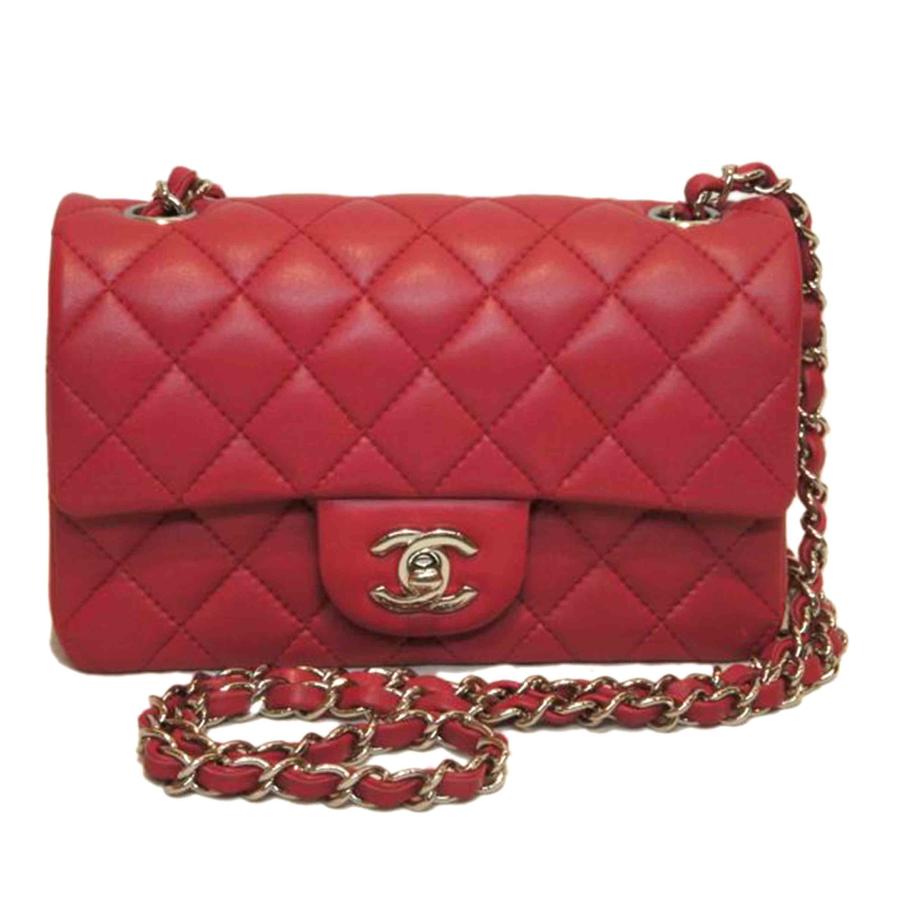 CHANEL シャネル/ミニマトラッセ20ラムスキンチェーンショルダーピンク/シルバー金具/262*****/Aランク/92【中古】 CHANEL（シャネル） シャネル/ミニマトラッセ20ラムスキンチェーン
