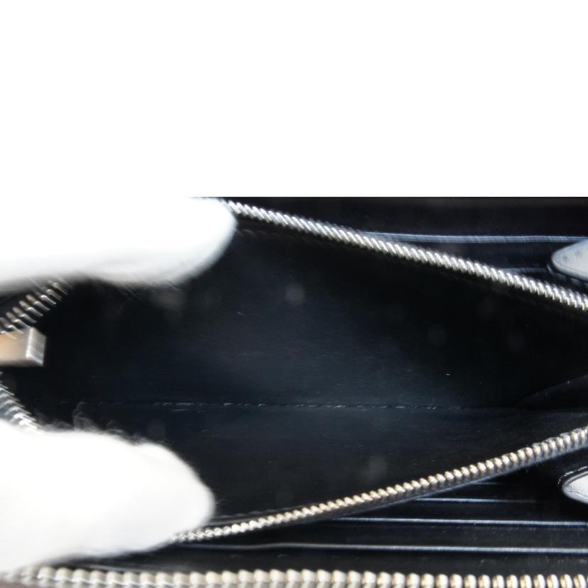 CELINE セリーヌ/クロコラウンドファスナーブラック/Aランク/92【中古】 CELINE（セリーヌ） セリーヌ/クロコラウンドファスナーブラック/A