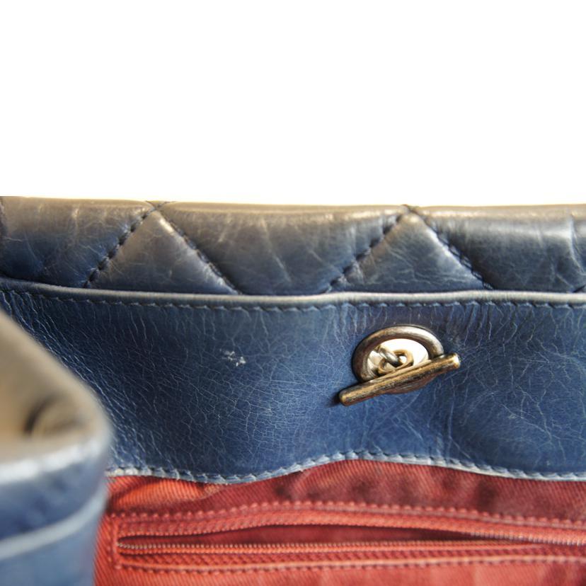 CHANEL シャネル/マトラッセチェーントートネイビー/205*****/Bランク