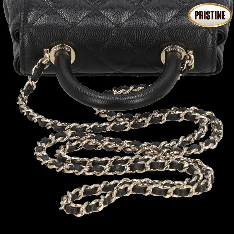 CHANEL シャネル/キャビアスキンココハンドルXXS/AP4244/HG3*****/SAランク/92【中古】の画像