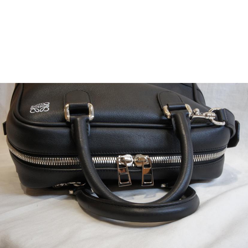 LOEWE アマソナ ハンドバッグ ブラック LOEWE（ロエベ） ロエベ/アマソナ75/ブラック/アナグラム/2WAY/Aランク