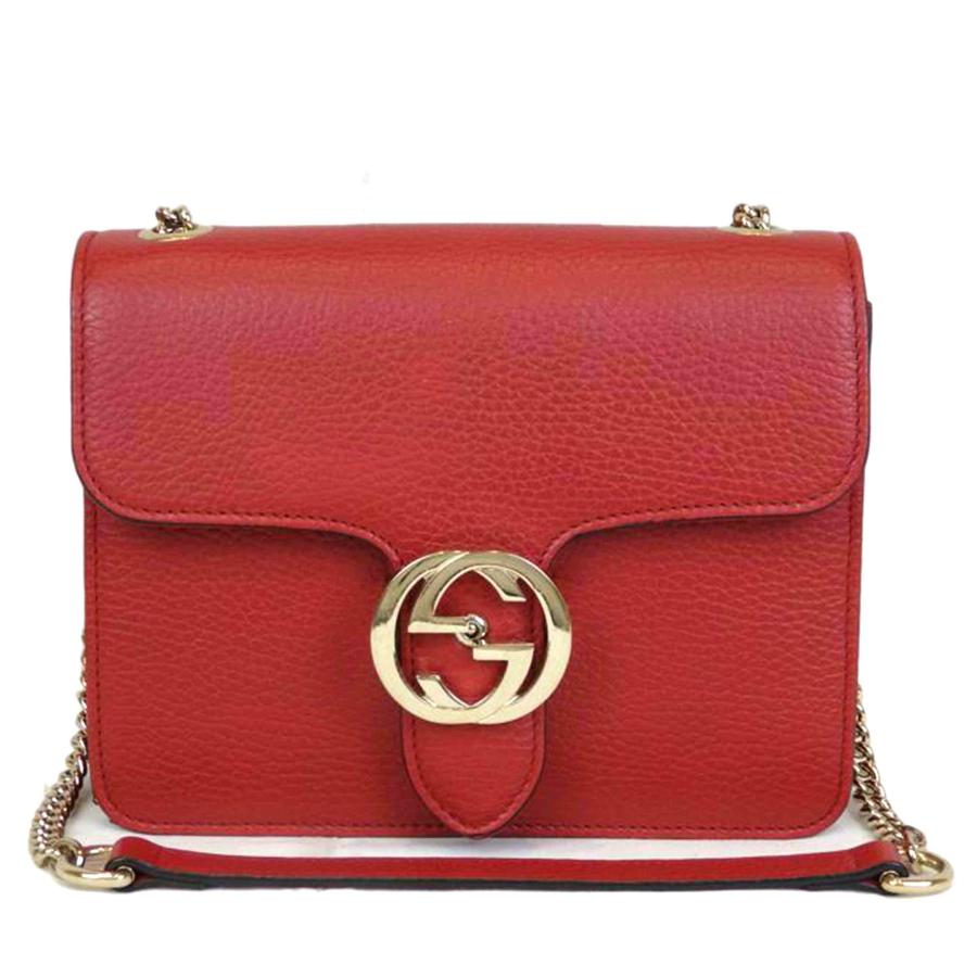 GUCCI グッチ/インターロッキングGチェーンショルダー/510804/525***/グッチ/ABランク/93【中古】 br>GUCCI グッチ/インターロッキングGチェーンショルダー/510804/525