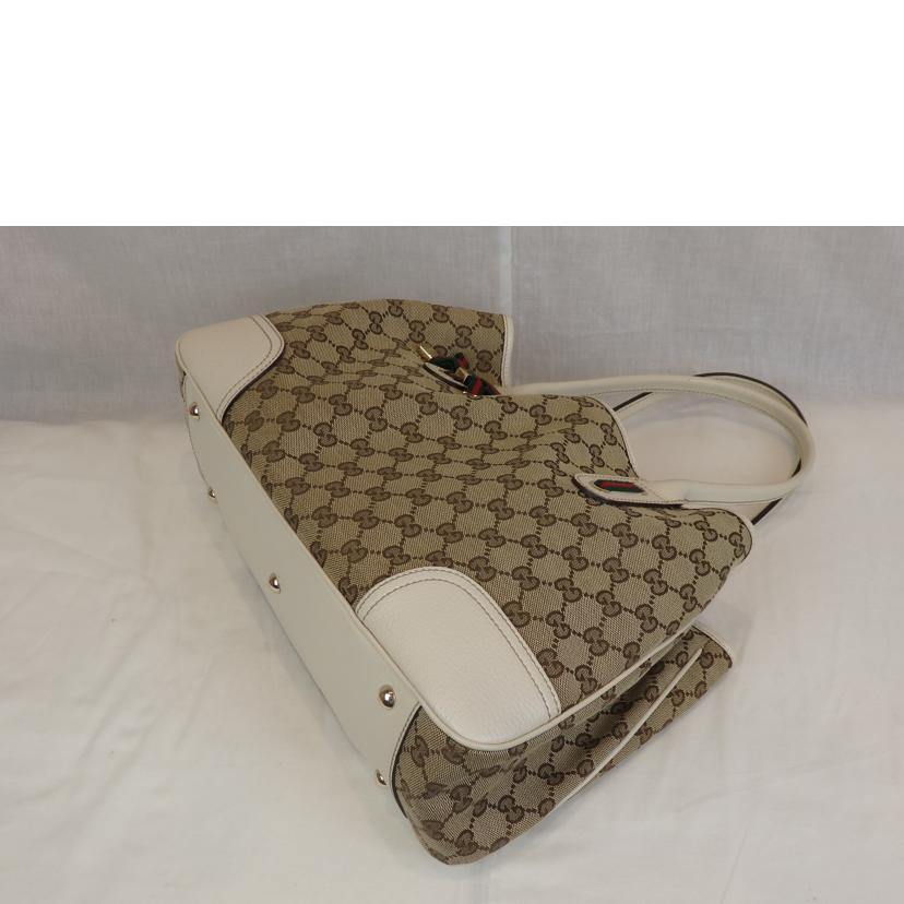 br>GUCCI グッチ/GGキャンバスプリンシートート/163805/001***/AB