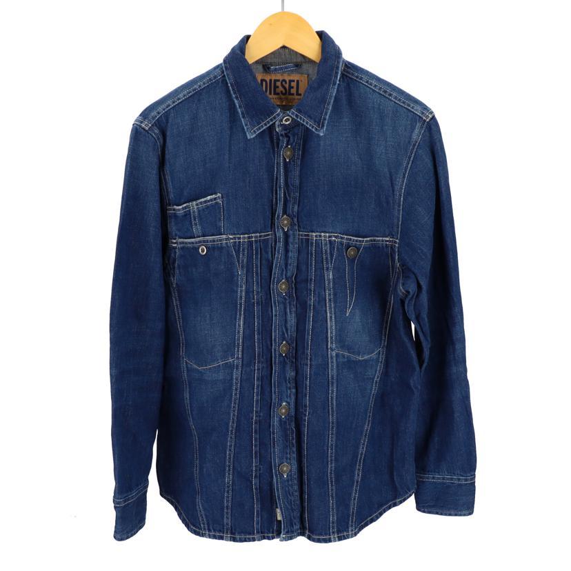 【美品】DIESEL ディーゼル デニム オーバーサイズ トラッカー ジャケット DIESEL（ディーゼル）の「レディース デニム オーバーサイズ