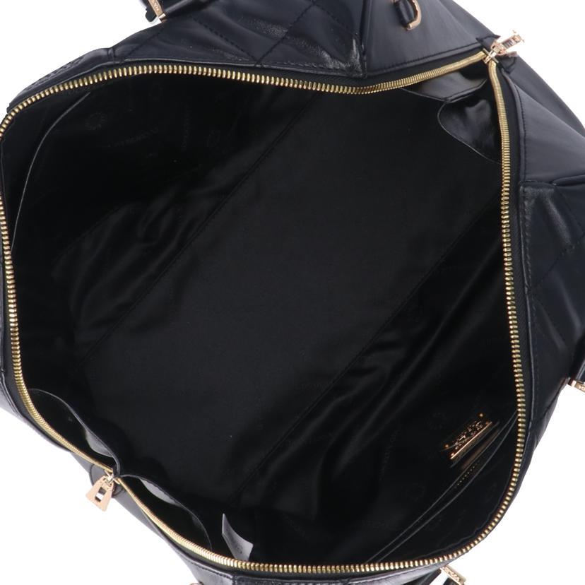 COCOCELUX ココセリュックス/ダイヤモンドレザー2Wayボストン/黒/501AB0372/Aランク/93【中古】_4