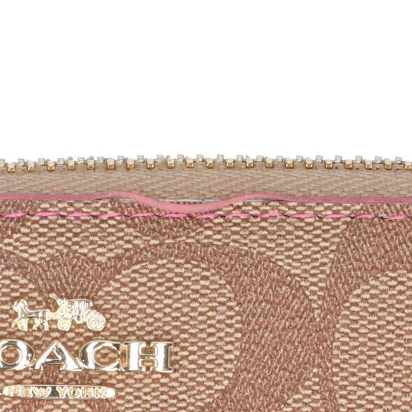 COACH コーチ/アコーディオン ジップアラウンド/F53780/L19**/ABランク/93【中古】 COACH（コーチ） コーチ/アコーディオン ジップアラウンド/F53780/L19