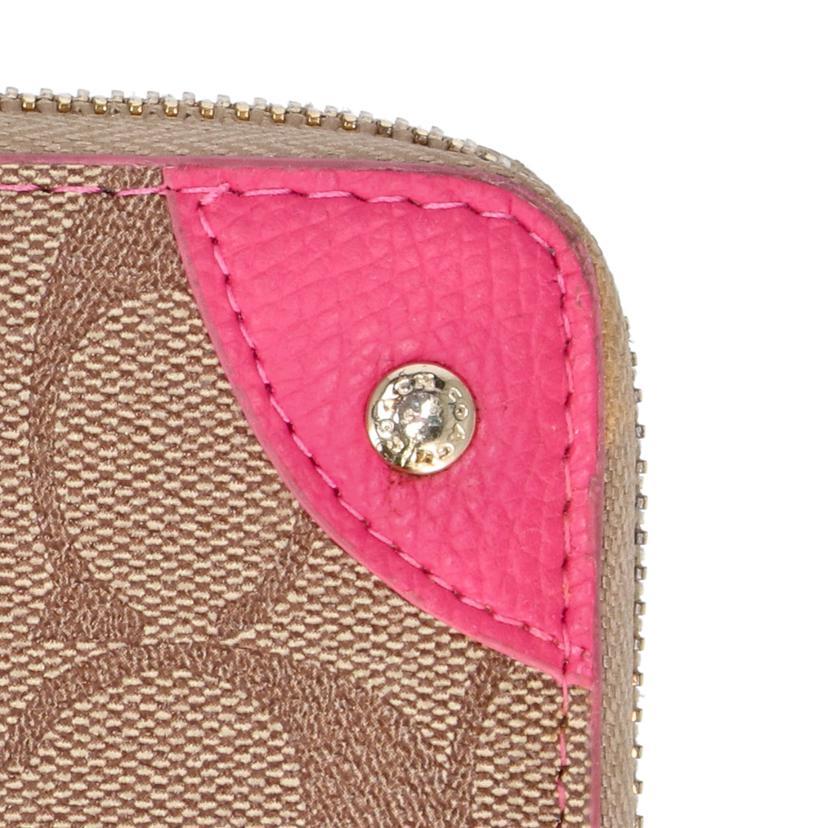 COACH コーチ/アコーディオン ジップアラウンド/F53780/L19**/ABランク/93【中古】 COACH（コーチ） コーチ/アコーディオン ジップアラウンド/F53780/L19