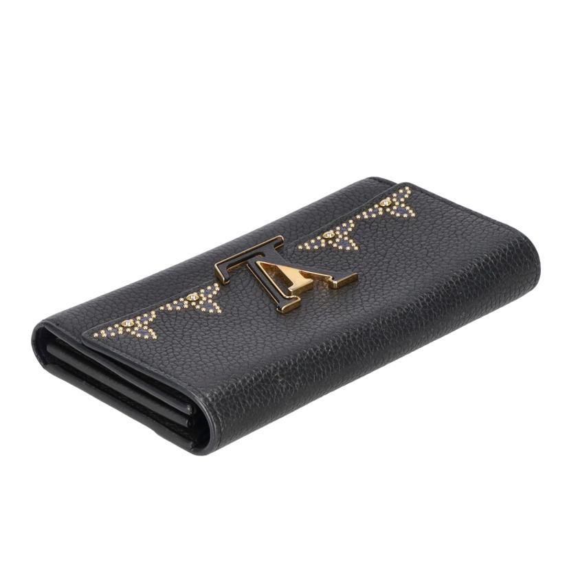 LOUIS VUITTON ルイ・ヴィトン/ポルトフォイユ・カプシーヌ/ノワールスタッズ/M63211/NZ4***/ABランク/93【中古】 LOUIS VUITTON（ルイ・ヴィトン） ルイ・ヴィトン/ポルトフォイユ