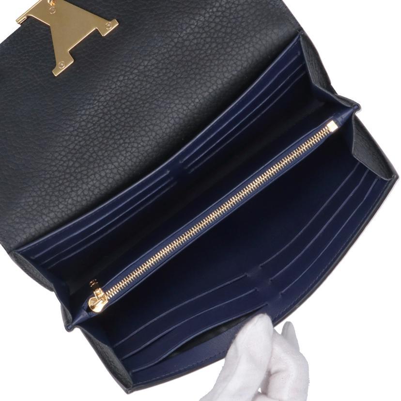 LOUIS VUITTON ルイ・ヴィトン/ポルトフォイユ・カプシーヌ/ノワールスタッズ/M63211/NZ4***/ABランク/93【中古】 LOUIS VUITTON（ルイ・ヴィトン） ルイ・ヴィトン/ポルトフォイユ