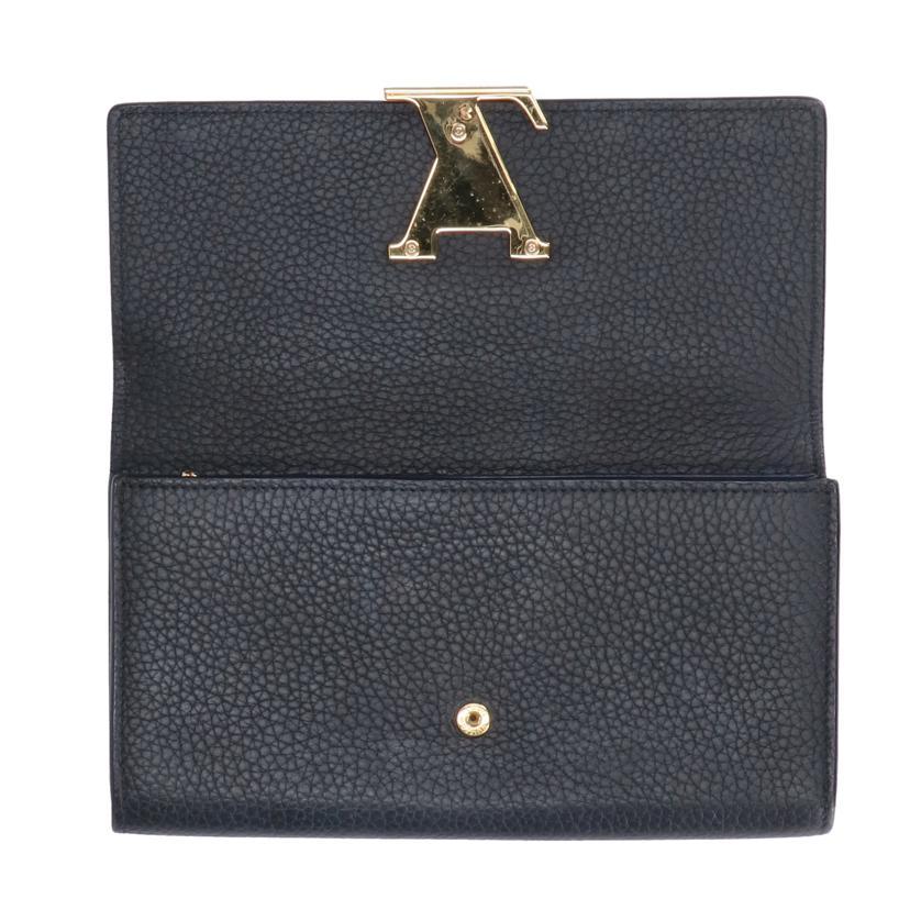 LOUIS VUITTON ルイ・ヴィトン/ポルトフォイユ・カプシーヌ/ノワールスタッズ/M63211/NZ4***/ABランク/93【中古】 LOUIS VUITTON（ルイ・ヴィトン） ルイ・ヴィトン/ポルトフォイユ