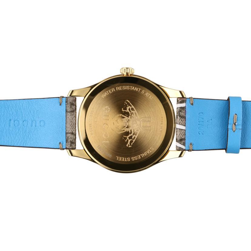 GUCCI グッチ YA1264167 ドナルドダイヤル レザー/GF クオーツ ユニセックス腕時計 GUCCI（グッチ） グッチ/Gタイムレスドナルドダックウオッチ/YA1264167