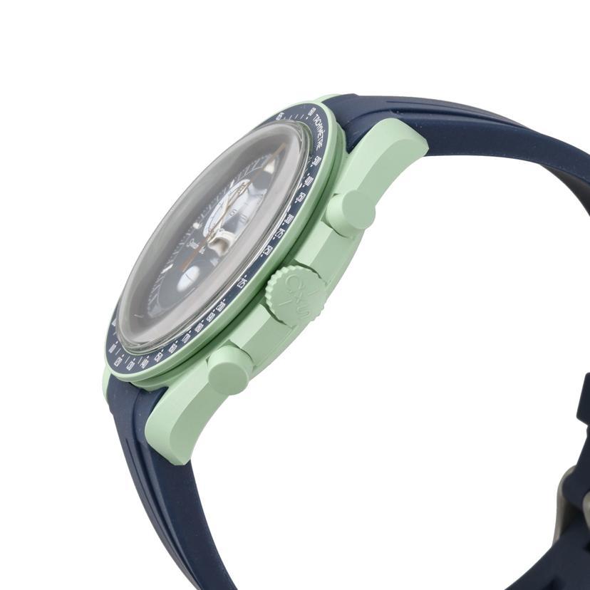 Swatch スオッチ/オメガ*スウオッチMISSION TO EARTH/替えベルト有/S033G100/ABランク/93【中古】 Swatch（スウォッチ） スオッチ/オメガ*スウオッチMISSION TO EARTH