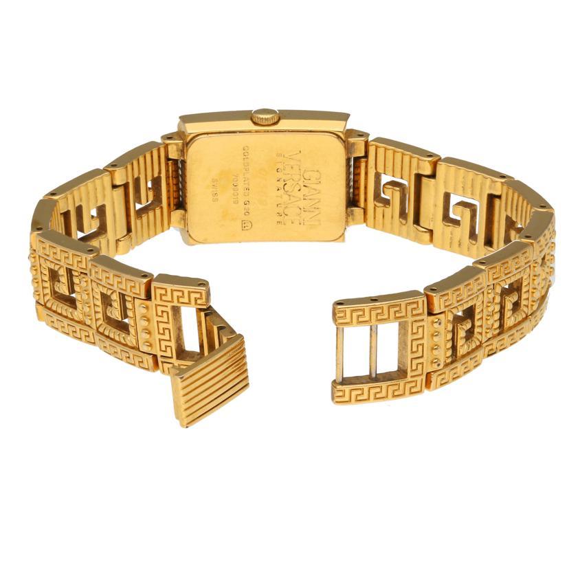 VERSACE ベルサ−チ/レディ−スクオ−ツ/7009019/015**/ABランク/93【中古】 VERSACE（ヴェルサーチェ） ベルサ−チ/レディ−スクオ−ツ/7009019