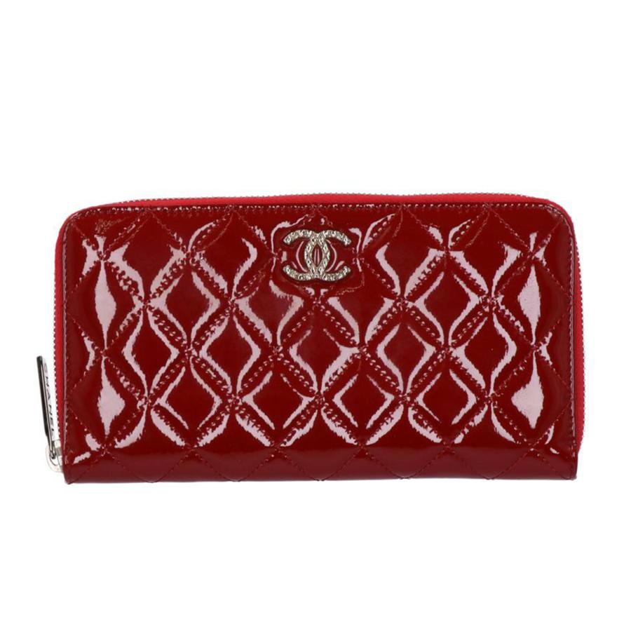 m*読様 ♡CHANEL♡ マトラッセ エナメルレザー 長財布✨説明文必見✨ シャネル エナメル マトラッセ 長財布 CHANEL エナメル ブラック 長