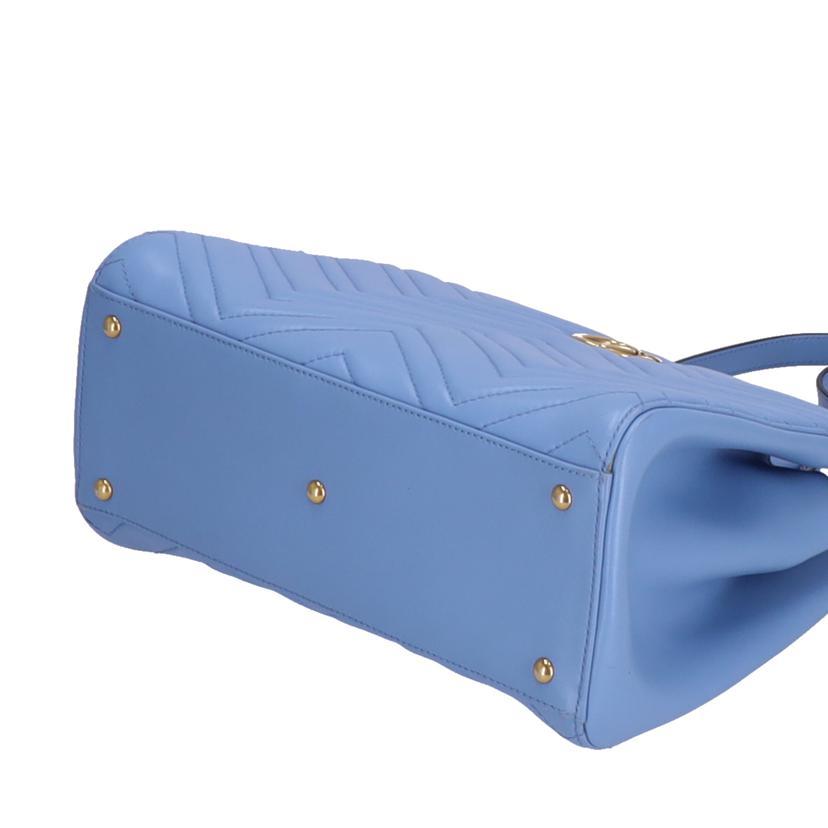 グッチ GGマーモント･2WAYハンド  448054【Aランク】【中古】 GUCCI - グッチ GGマーモント ハンドバッグ ショルダーバッグ 2WAY