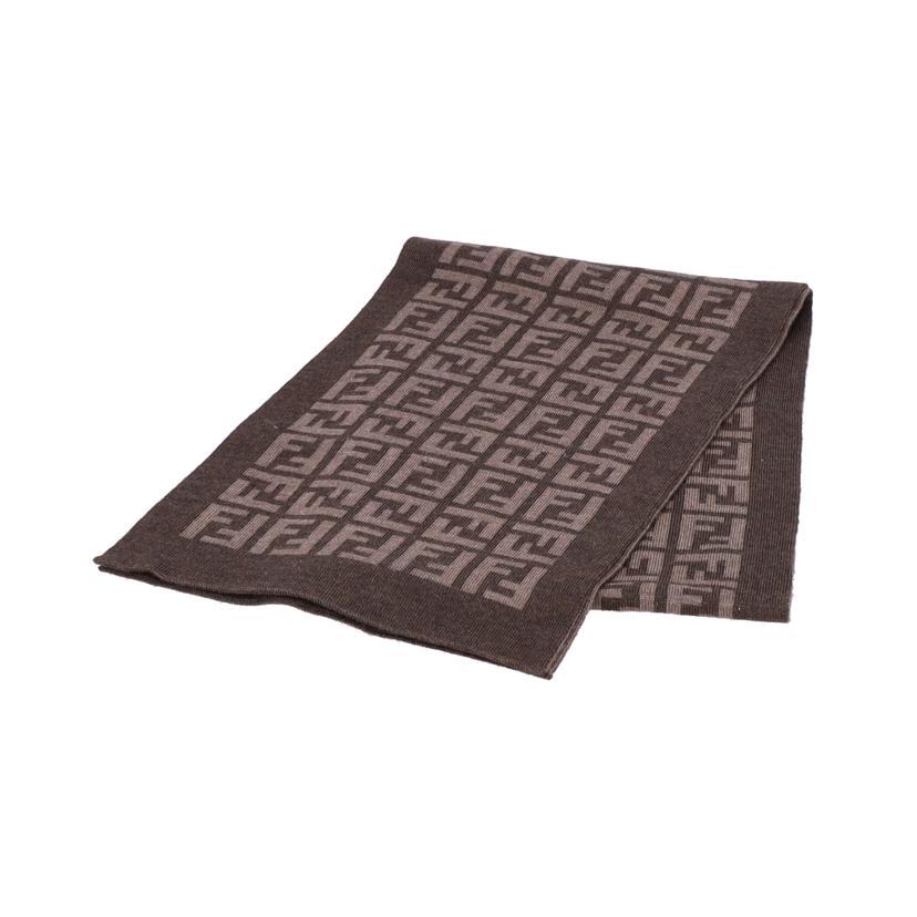 FENDI（フェンディ） フェンディ/ズッカ柄ウールマフラー/Aランク/94