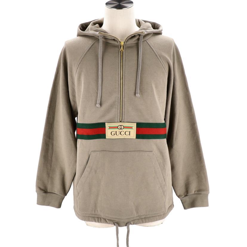 GUCCI グッチ/ウエイブストライプハーフジップパーカー/644656/Aランク/94【中古】 GUCCI（グッチ） グッチ/ウエイブストライプハーフジップパーカー