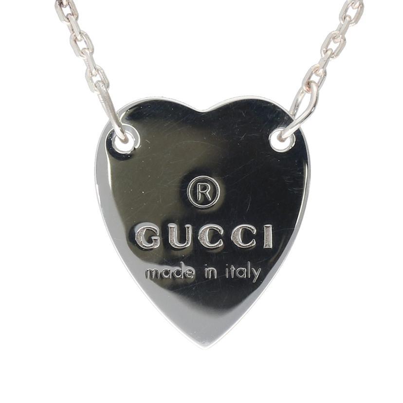 GUCCI（グッチ） グッチ/ハートペンダントネックレス/925/42cm/Aランク