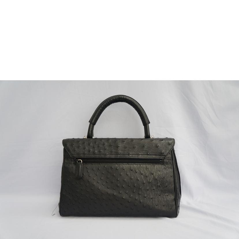オーストリッチバッグ BLK/バッグ/ABランク/05【中古】 : ワンダー