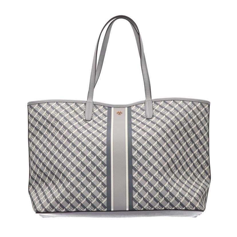 TORY BURCH トリーバーチ/ジオロゴトートバッグ グレー系 /10005626/AB
