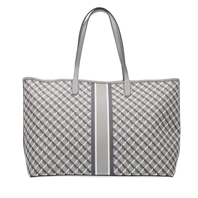 TORY BURCH トリーバーチ/ジオロゴトートバッグ グレー系