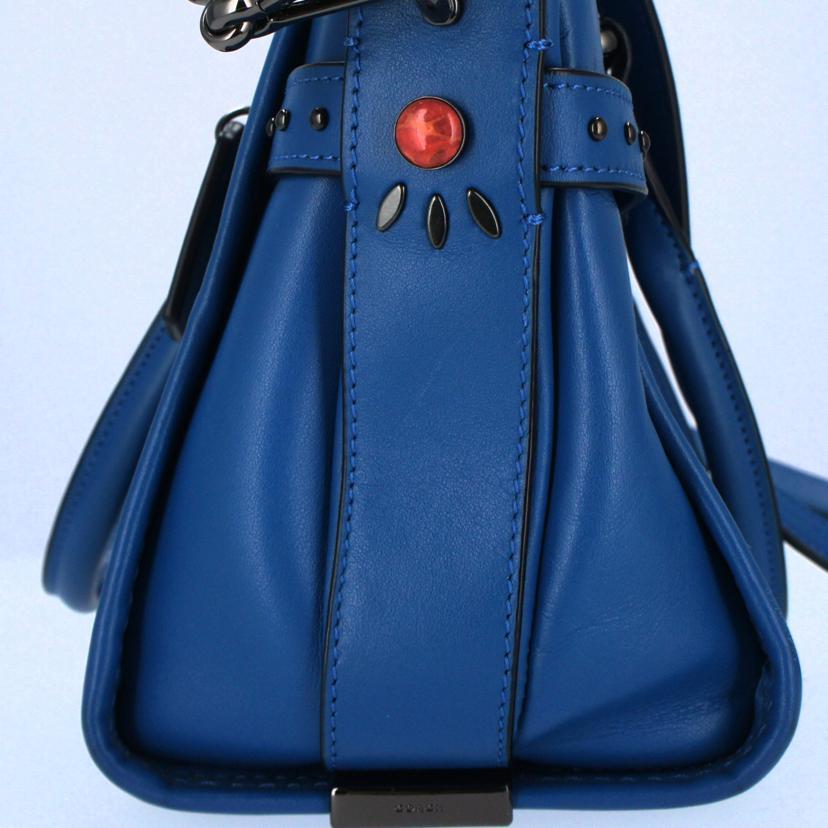 COACH コーチ/スワッガー27エンベリッシュドキャニオンキルトレザー  