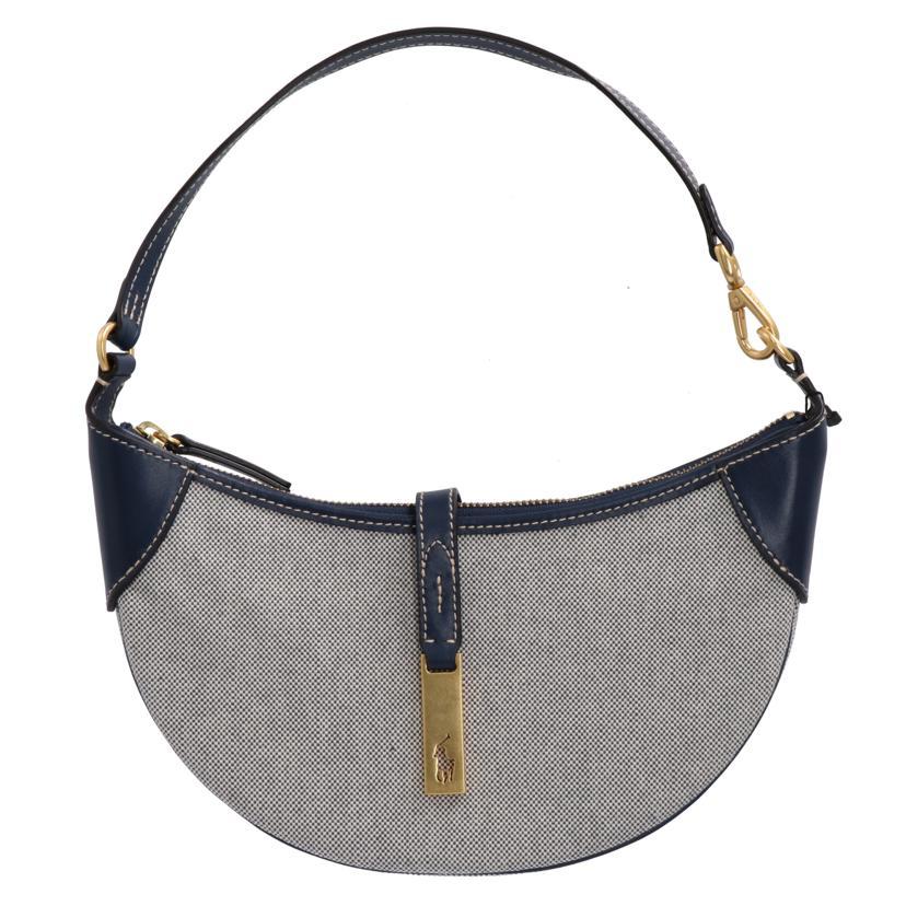 RALPH LAUREN ラルフローレン/キャンバスレザー ミニショルダーバッグ  