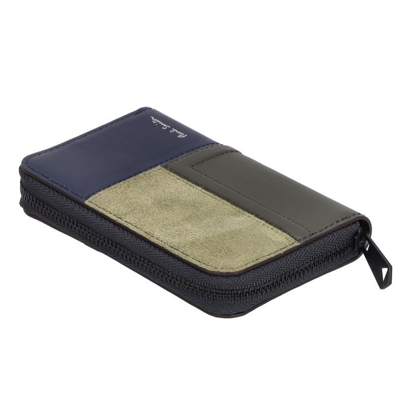 Paul Smith ポールスミス/オフセットチェック カード＆ケース/843759 P731/ABランク/09【中古】 Paul Smith（ポール・スミス） ポールスミス/オフセットチェック