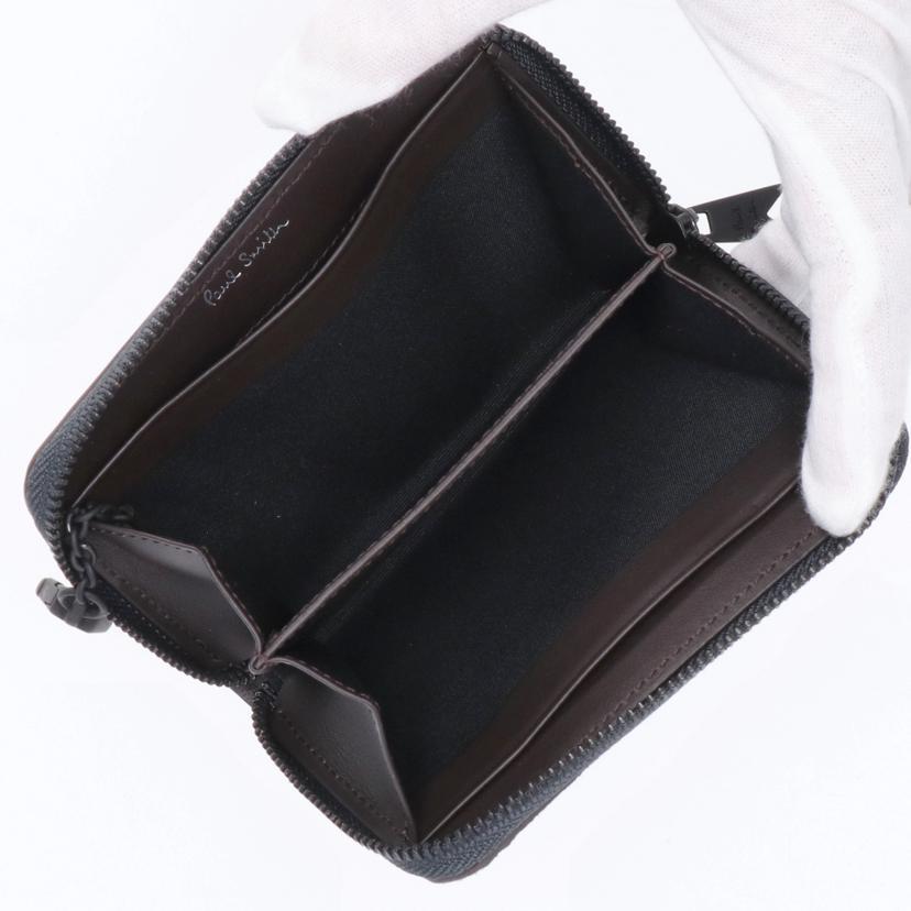 Paul Smith ポールスミス/オフセットチェック カード＆ケース/843759 P731/ABランク/09【中古】 Paul Smith（ポール・スミス） ポールスミス/オフセットチェック