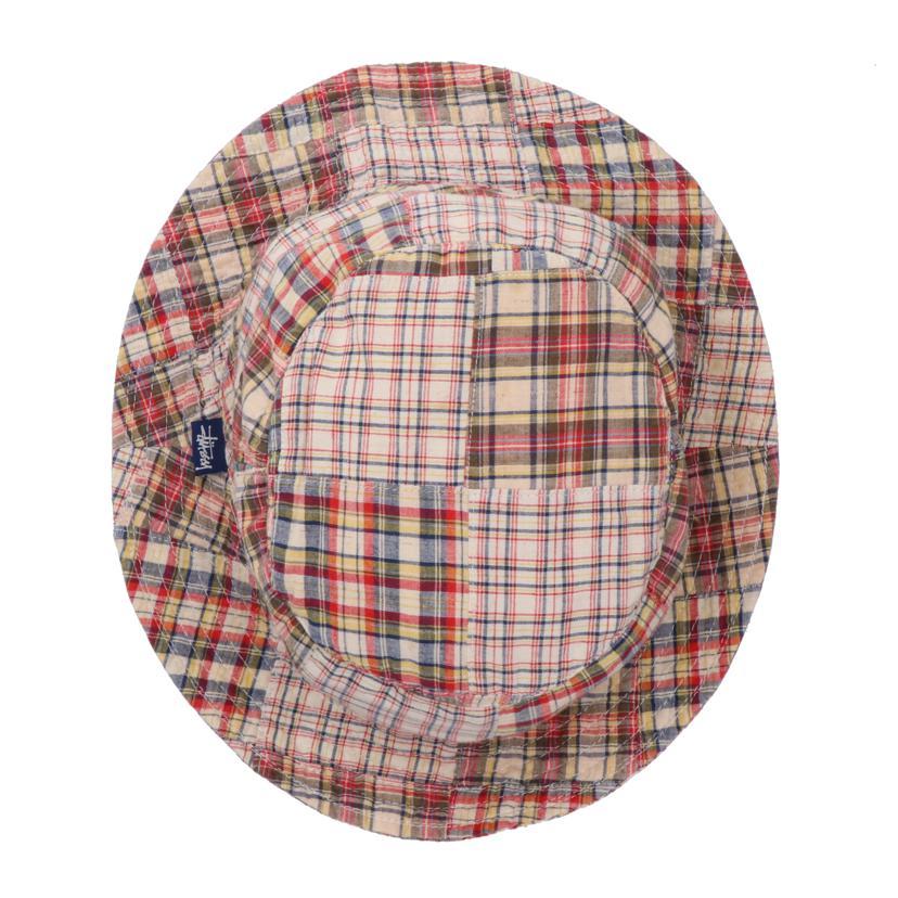 STUSSY SYUSSY ステューシー/チェック柄バケットハット/ABランク