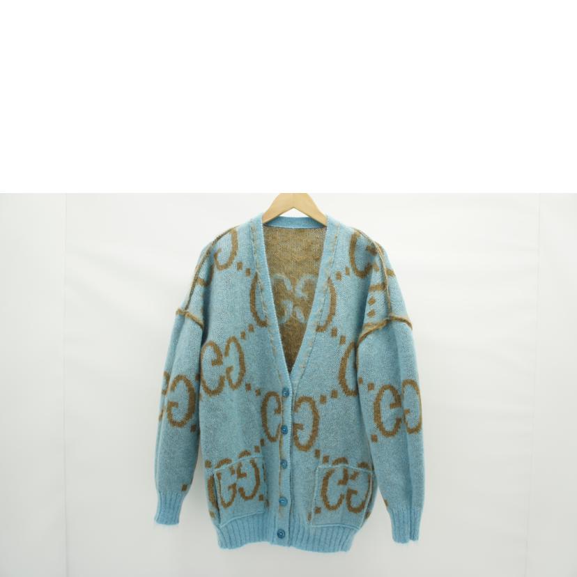 GUCCI グッチ/リバーシブルGGモヘアウールカーディガン BL GUCCI グッチ/リバーシブルGGモヘアウールカーディガン BL