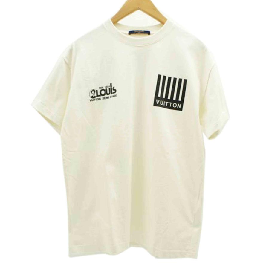 LOUIS VUITTON ルイ・ヴィトン/ロゴTシャツ/WH/RM192M NPL HHY07W/S/ブランドバック/Bランク/85【中古】 br>LV/ロゴTシャツ/WH/RM192M NPL HHY07W/S/Bランク/85【中古