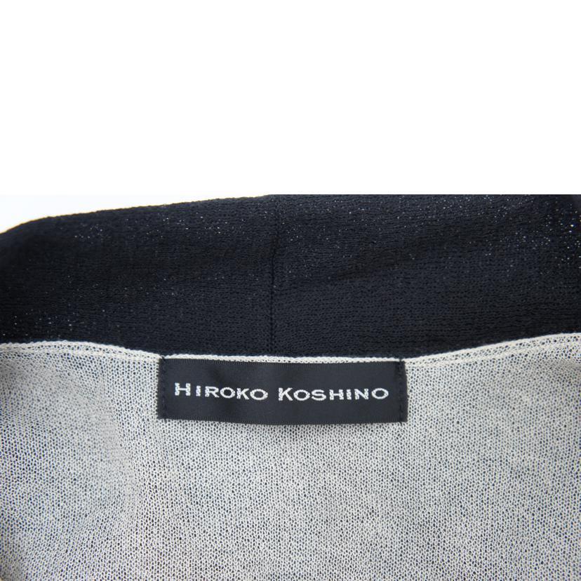 HIROKO KOSHINO ヒロココシノ/レイヤードシアーニット/RHSHQ-50530/38/レディースインナー/Aランク/85【中古】 HIROKO KOSHINO（ヒロコ コシノ） ヒロココシノ/レイヤードシアー