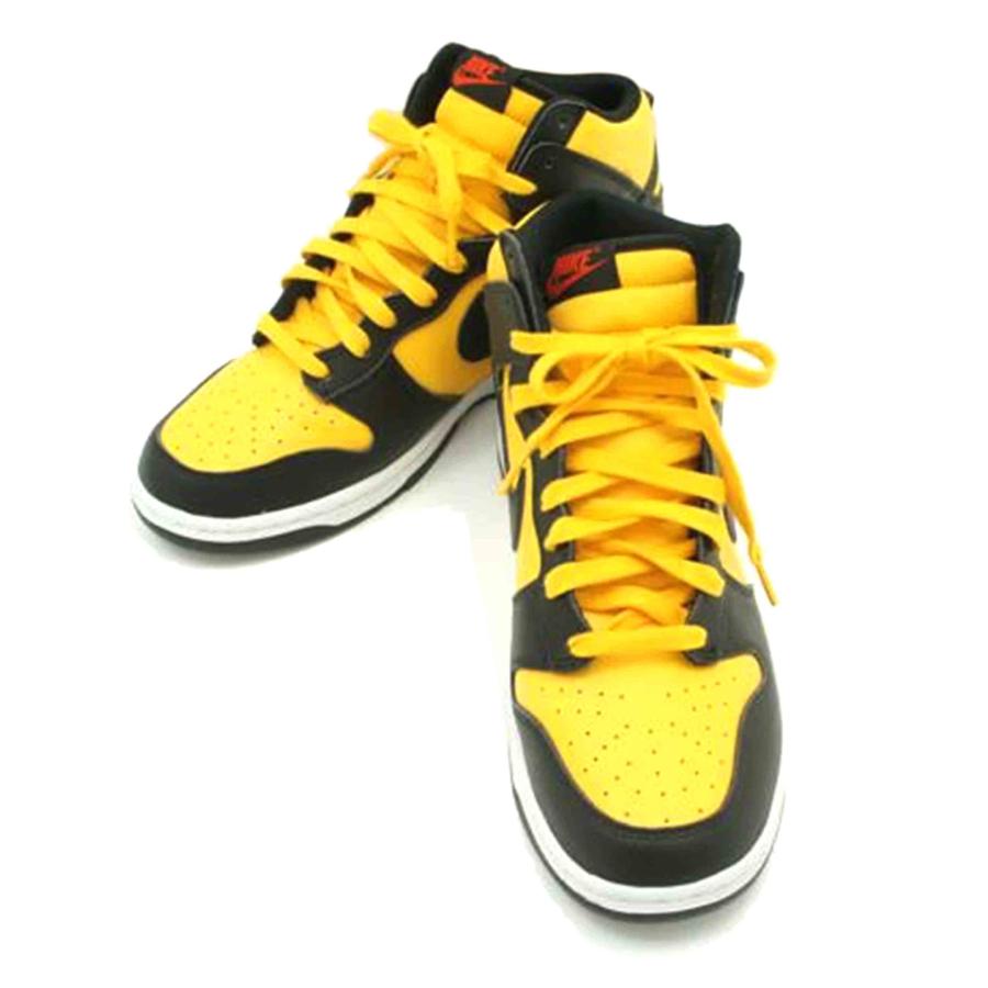NIKE（ナイキ） ナイキ/DUNK HI RETRO 黒×黄色/DD1399 700/ABランク/42