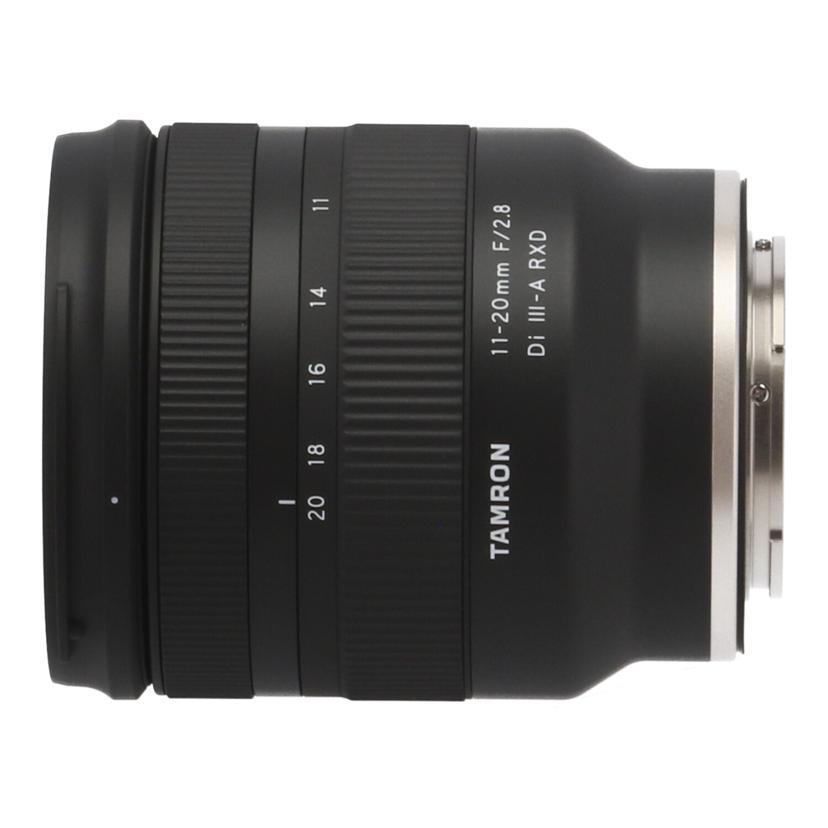 TAMRON SONY E タムロン/交換レンズ/11-20mm F2.8 Di III-A RXD/018275/ABランク/42【中古】 TAMRON SONY E タムロン/交換レンズ/11-20mm F2.8 Di III-A RXD