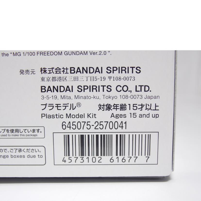 BANDAI（バンダイ） バンダイ/MG フリーダムガンダム Ver2.0 シルバー