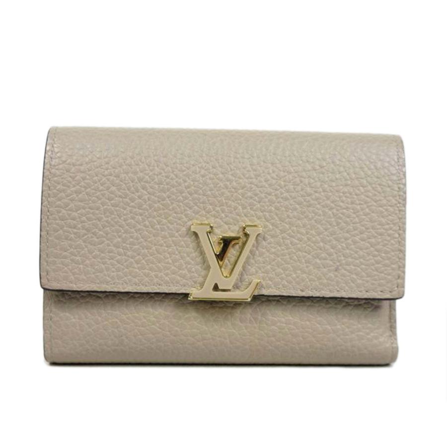 LV ルイヴィトン/ポルトフォイユ・カプシーヌ コンパクト/イニシャル 