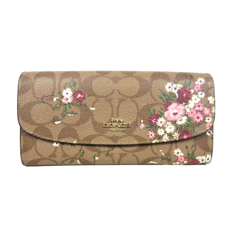 COACH（コーチ） コーチ/フローラルプリント フラップ長財布/F29395