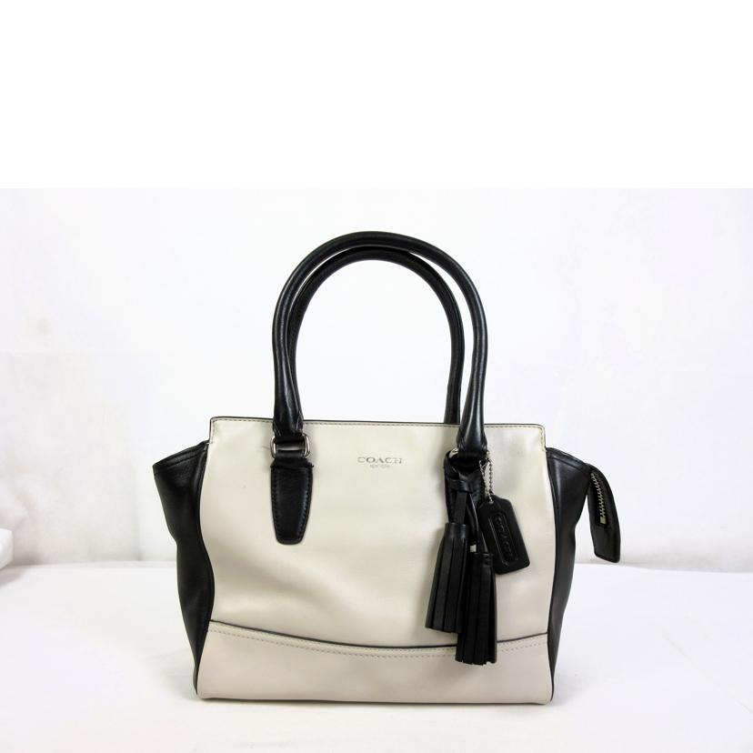 COACH コーチ/レザー タッセル ハンドバッグ/F25808/C14**/コーチ/AB 