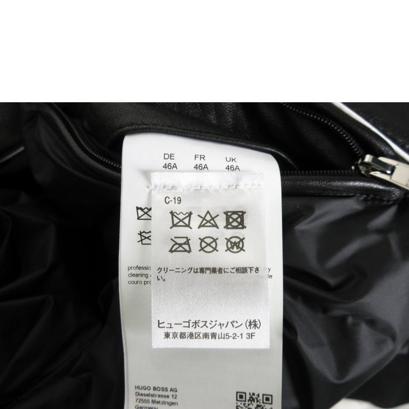 HUGOBOSS ヒューゴボス/HUGOBOSS レザージャケット S/10223996/UK46A