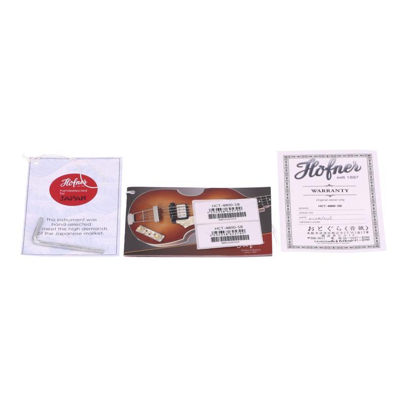 Hofner ヘフナー/エレキギター/HCT-4800/0209Y029/Aランク/70【中古