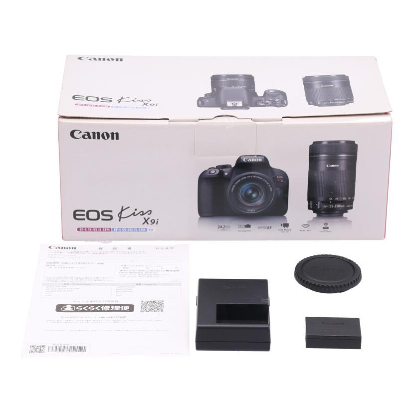 Canon キャノン/デジタル一眼/EOS Kiss X9i ダブルズームキット/181031002361/Bランク/70【中古】 キヤノン（Canon） キャノン/デジタル一眼/EOS Kiss X9i ダブルズーム