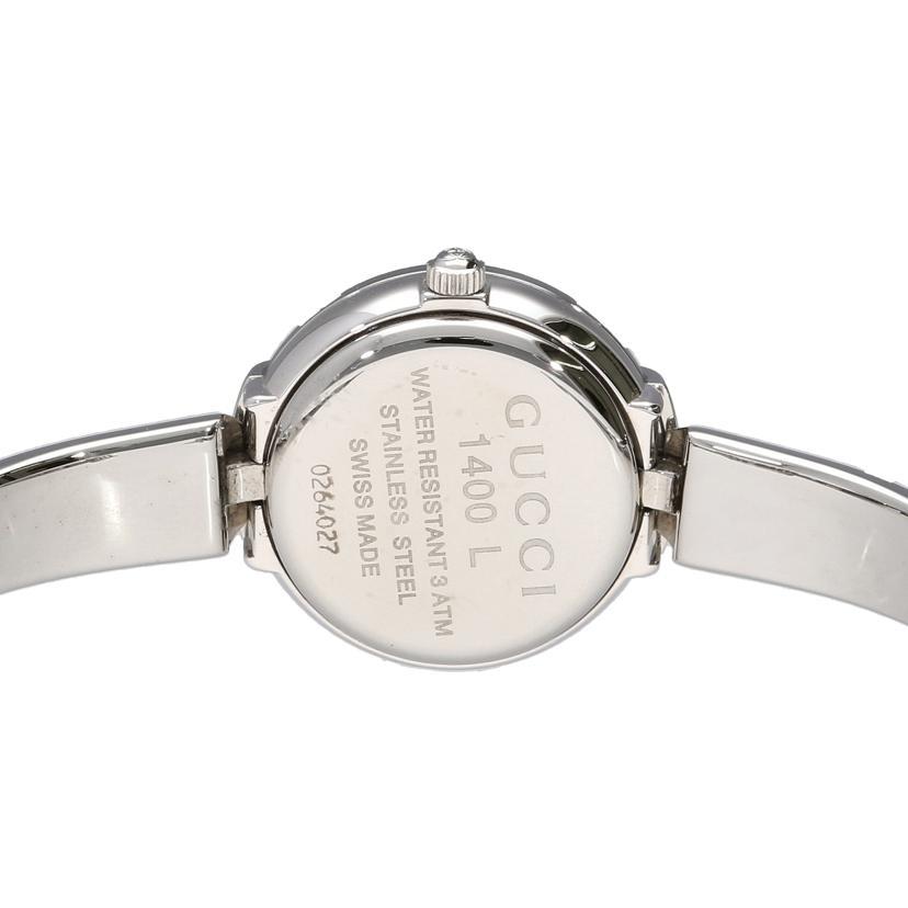 GUCCI グッチ/バングルウォッチ/ホワイト文字盤/1400L/026****/Aランク/70【中古】 GUCCI（グッチ） グッチ/バングルウォッチ/ホワイト文字盤/1400L/026