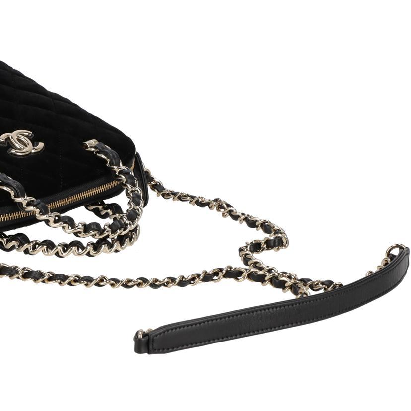 CHANEL シャネル/ベルベット チェーンクラッチバッグ/T76*****/SAランク/70【中古】 CHANEL（シャネル） シャネル/ベルベット チェーンクラッチバッグ/T76