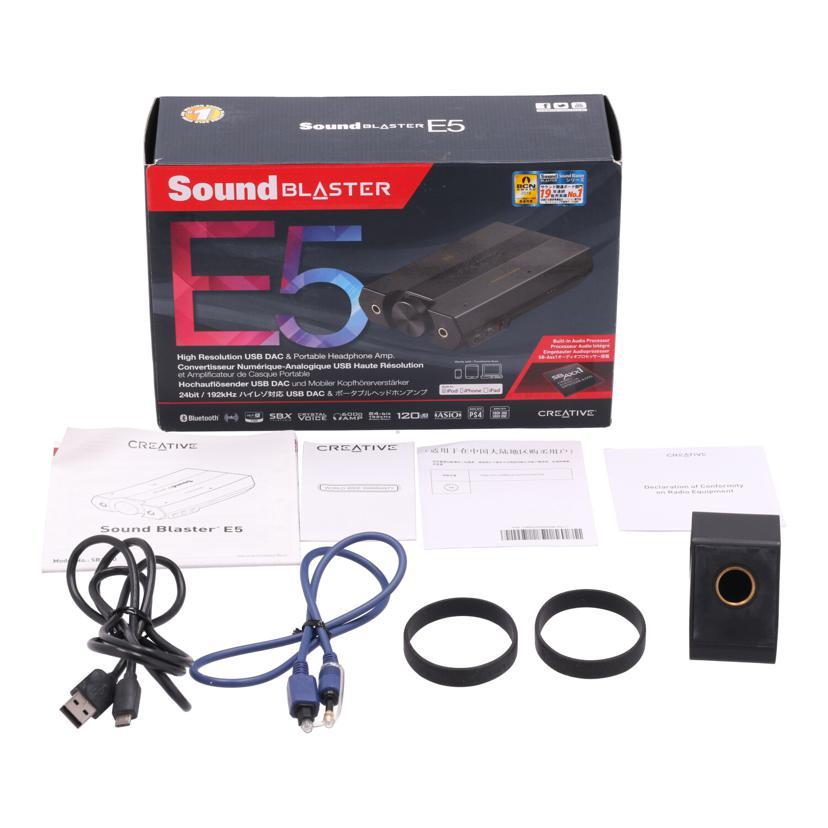 CREATIVE クリエイティブ/USB DAC&ポータブルヘッドホンアンプ/Sound