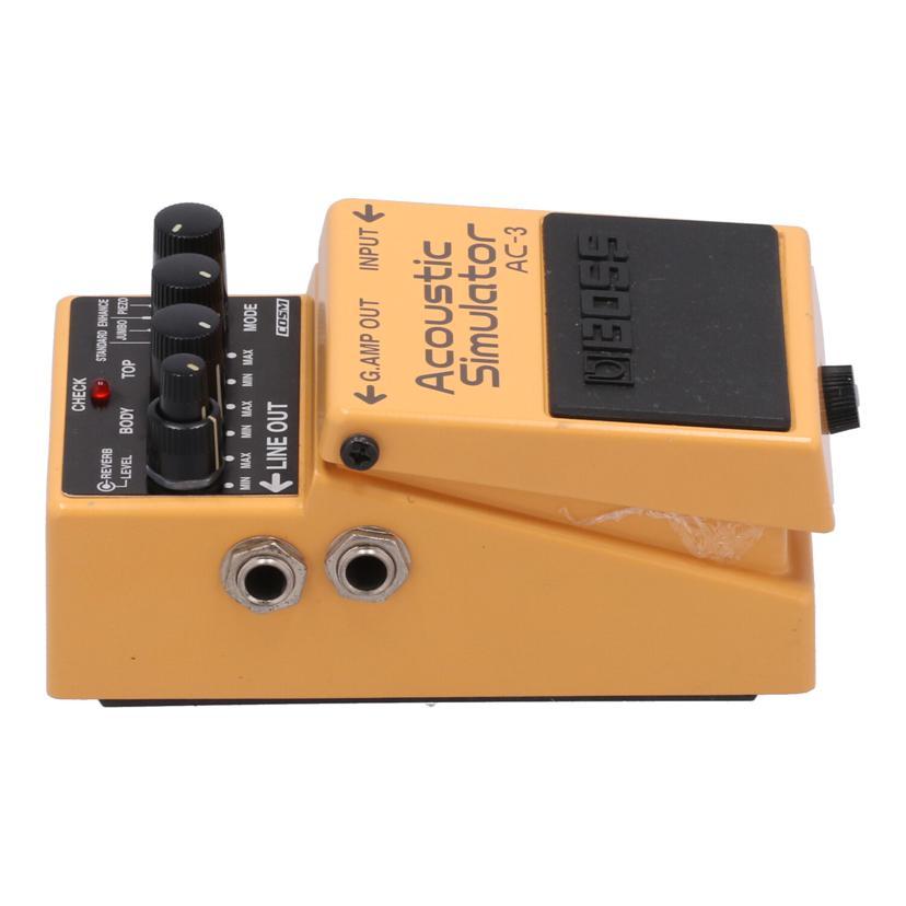 BOSS ボス/エフェクター/アコースティックシミュレーター/AC-3/BX16180/Bランク/70【中古】 BOSS（ボス） ボス/エフェクター/アコースティックシミュレーター/AC-3